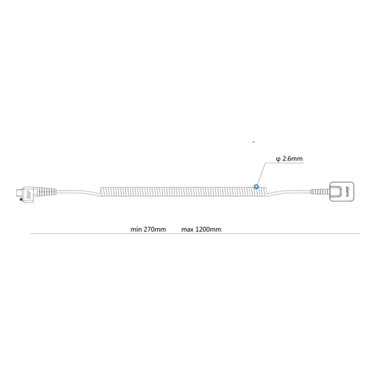 Max Sicherungskabel mit Klebesensor (601W) - EastekOnlineshop