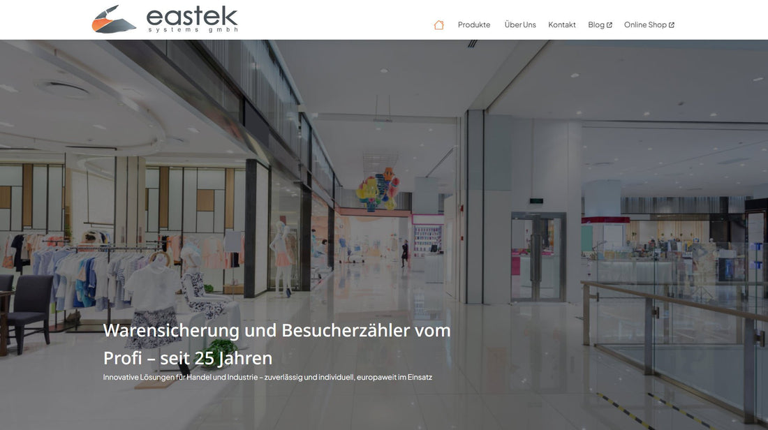 Neue Website online - Eastek.de für mehr Informationen - EastekOnlineshop