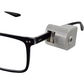 Brillen-Etikett AM 6x12mm lichtgrau Brillensicherung eastek 