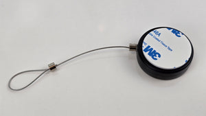 Leinensicherung Round-Pullbox 90 V2 Lasso mit 2 Justierschrauben für variablen Seilüberstand