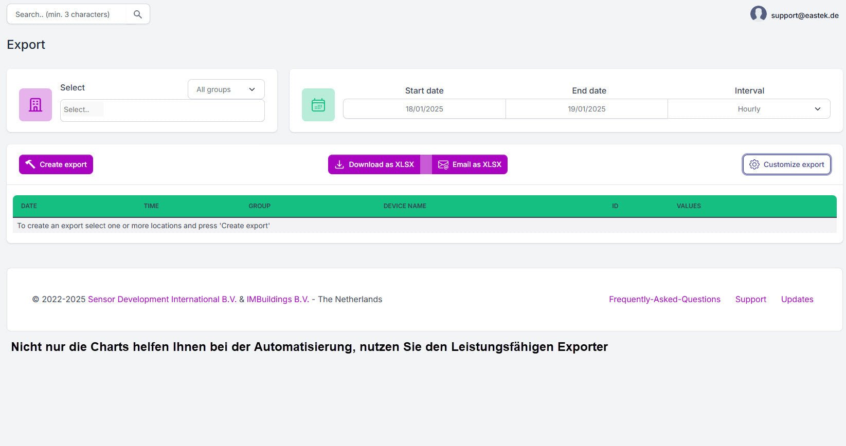 Immotion Pro - Hosted Cloudservice - Sensor License - EastekOnlineshop
