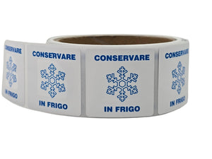 Klebe - Etikett RF 4x4 cm - 8.2Mhz für TK Ware (Frozen Label) - EastekOnlineshop