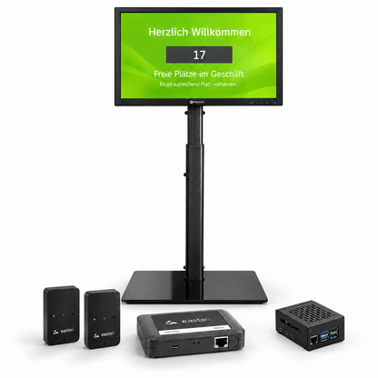 Kundenzähler & Besucherampel | Counteasy Wireless ALL IN ONE Set V3 - EastekOnlineshop