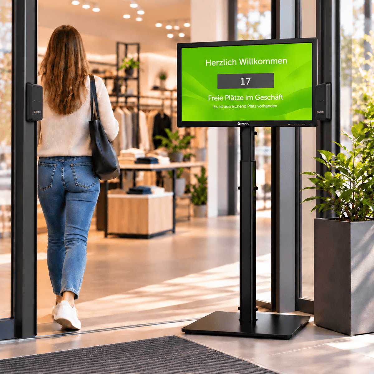 Kundenzähler & Besucherampel | Counteasy Wireless ALL IN ONE Set V3 - EastekOnlineshop