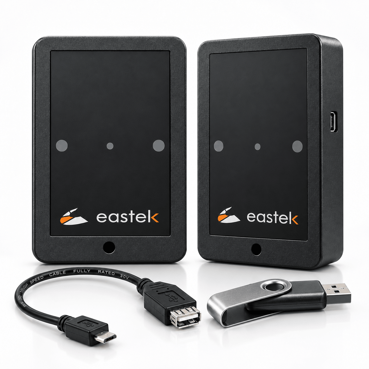 Counteasy USB V3 Kundenzähler Set mit Sender, Empfänger, USB-Datenkabel, USB-Adapter und USB-Stick für die Besucherzählung