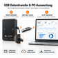 Counteasy USB V3 Kundenzähler ohne Display mit USB-Datentransfer, USB-Stick und PC-Auswertung von Besucherzahlen nach Zeit, Datum und Standort
