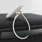Stahlschlaufe für Warensicherung Loop / Nadel in weiß - EastekOnlineshop