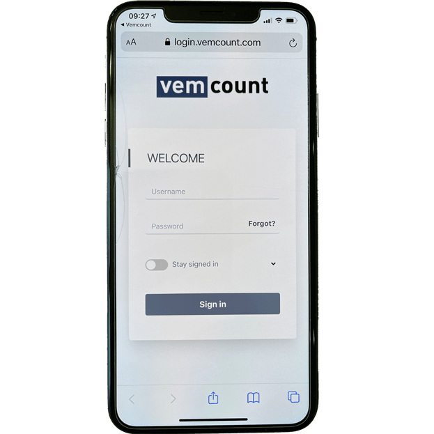 Vemcount Lite - Hosted Cloudservice - Sensor License - EastekOnlineshop