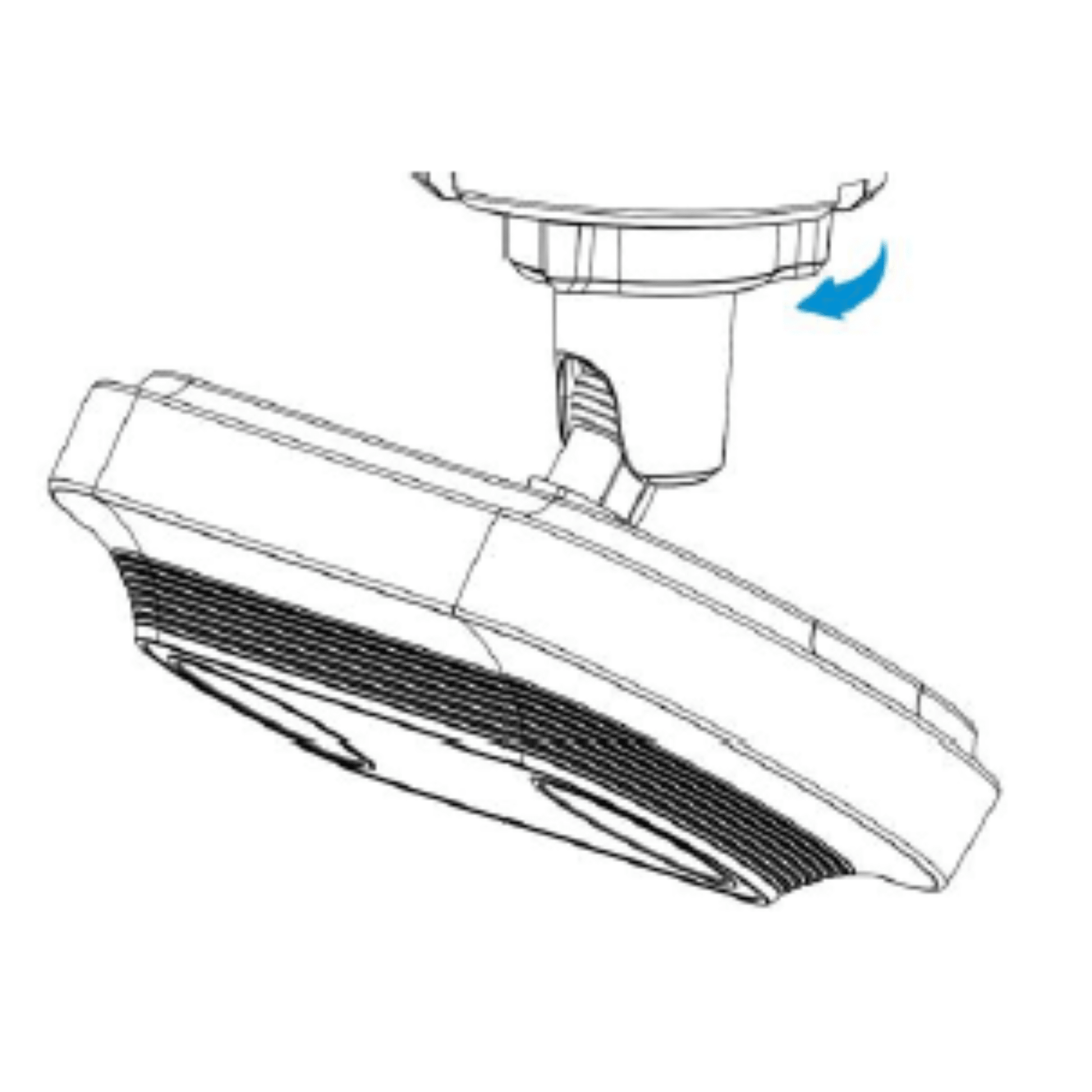 Winkelverstellbare Deckenhalterung VB02 für Mile - One Sensoren - EastekOnlineshop