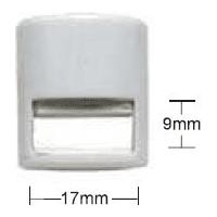 Brillen-Etikett RF 9x17mm lichtgrau - EastekOnlineshop