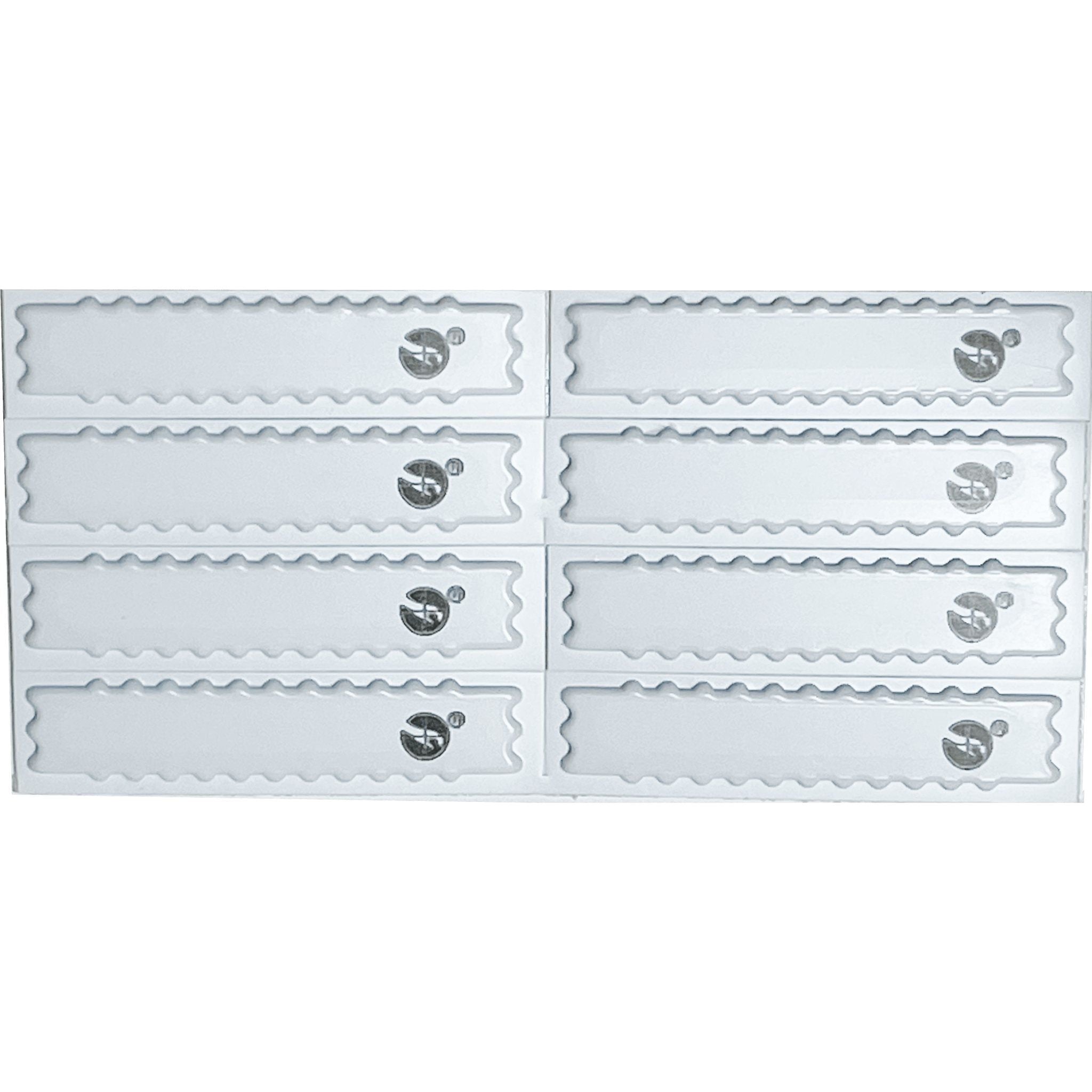 APLI Herausnehmbare Mini-Etiketten – 25 X 40 Mm, Weiß, 56 Stück – Perfekt Für Ordner, Regale & Organisation