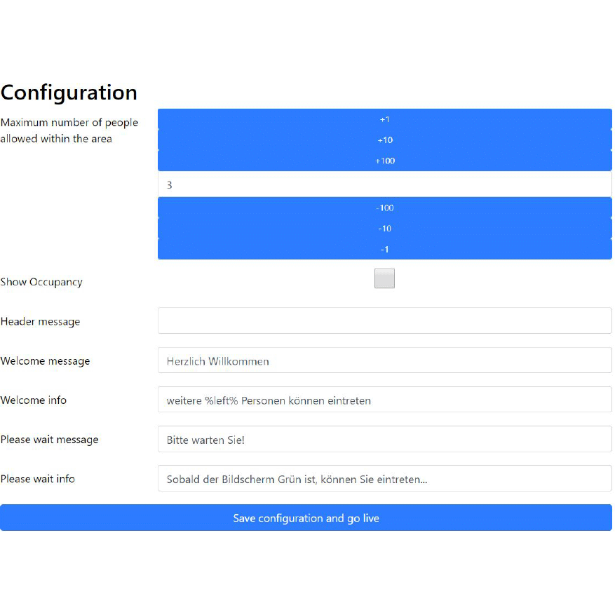 Kundenzähler Counteasy wireless Set - Einlass-Steuerung - PRE CONFIGURED - EastekOnlineshop