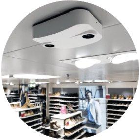 Kundenzähler Xovis 3D - PC2S-L 3D Sensor with AI - EastekOnlineshop