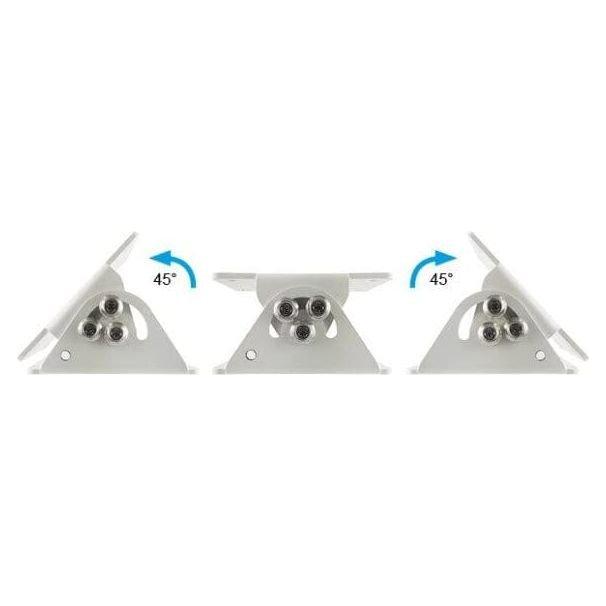 Ceiling Mount Adapter Angled ceiling adapter black for telescopic ceiling mount